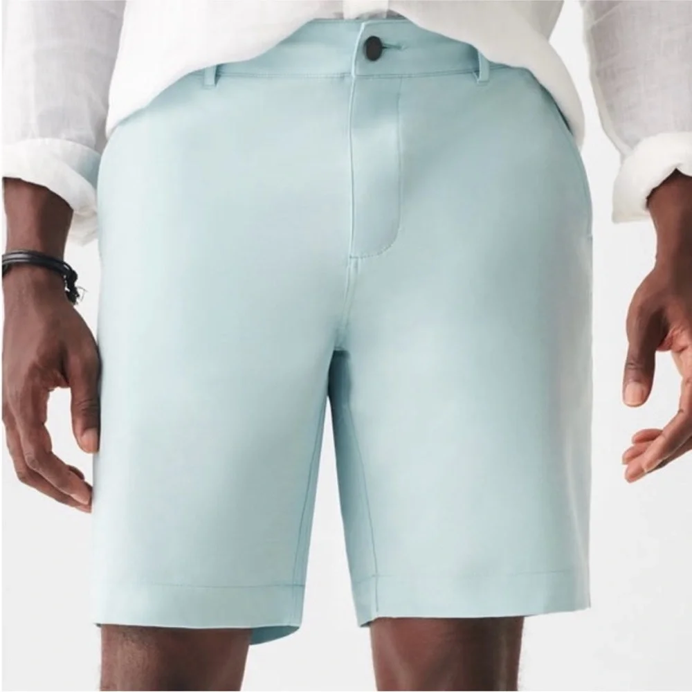 NWT Faherty Men’s All Day Shorts | Seafoam | 34 | 7” Inseam